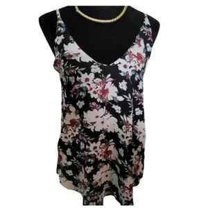 Kismet Floral Spaghetti Strap Tank Size S